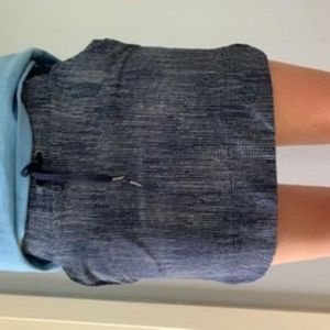 Athleta navy and white skort